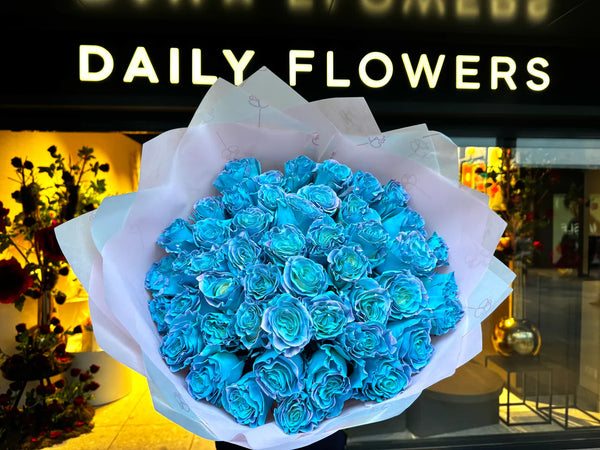 Blue roses - Choose your amount
